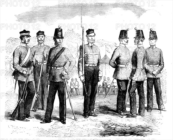 The 100th (Prince of Wales' Royal Canadian) Regiment of the Line, 1858. Creator: Unknown.