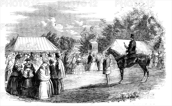 Grand Fete in Hamstead Park, Berks, in Aid of the Great Western Railway Widows' and..., 1858. Creator: Unknown.