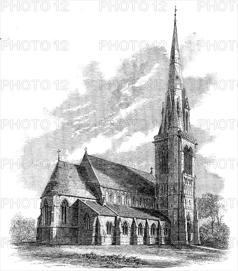 New Church of St. Matthias, on Richmond-Hill, 1858. Creator: Unknown.