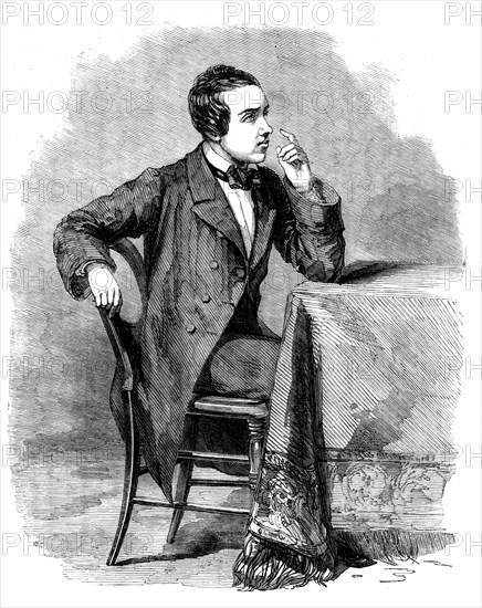 Mr. Morphy, the Celebrated Chessplayer, 1858. Creator: Unknown.