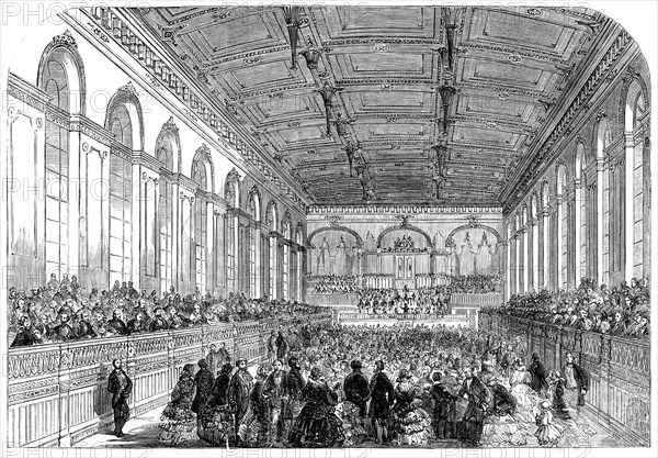 Inauguration of the Townhall, Newcastle-on-Tyne, 1858. Creator: Unknown.