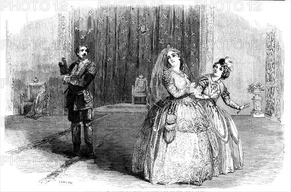 Scene from "The Rose of Castile", at Drury Lane Theatre, 1858. Creator: Smyth.