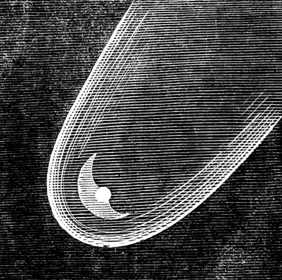 Telescopic Appearances of Donati's Comet, as seen from the Cambridge Observatory, Sept 21, 8pm, 1858 Creator: Unknown.