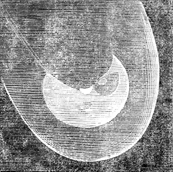 Telescopic Appearances of Donati's Comet, as seen from the Cambridge Observatory, Oct 5, 6.30pm,1858 Creator: Unknown.