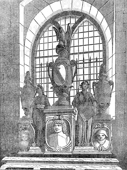 The Stanley Monument in Chelsea Old Church, restored by the Earl of Derby in 1858, (1858). Creator: Unknown.