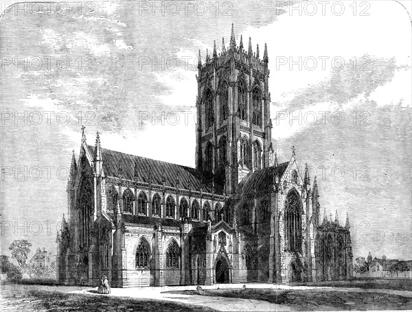 Doncaster Church, 1858. Creator: Unknown.