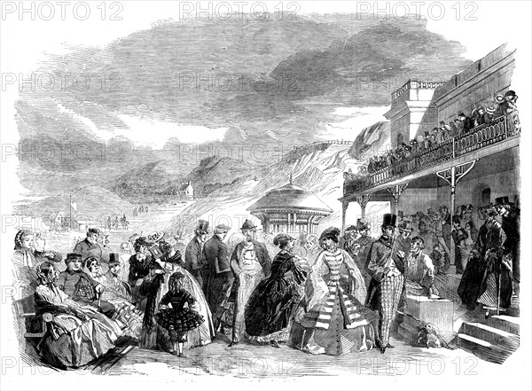 Scarborough Spa - from a sketch by Miss Claxton, 1858. Creator: Unknown.