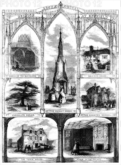 Archaeological Relics at Enfield, 1858. Creator: Unknown.