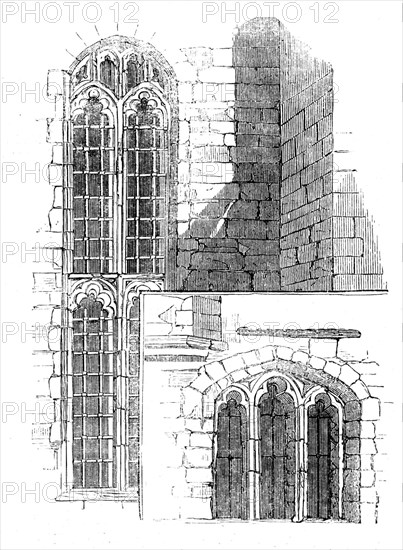 Ancient Fragments of the London Guildhall, 1858. Creator: Unknown.