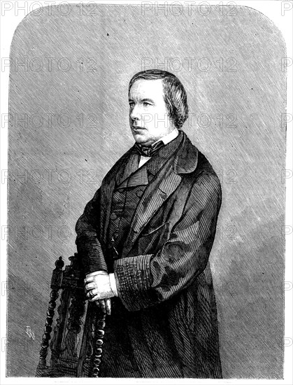 Count de Montalembert - from a photograph by Maull and Polyblank, 1858. Creator: Unknown.