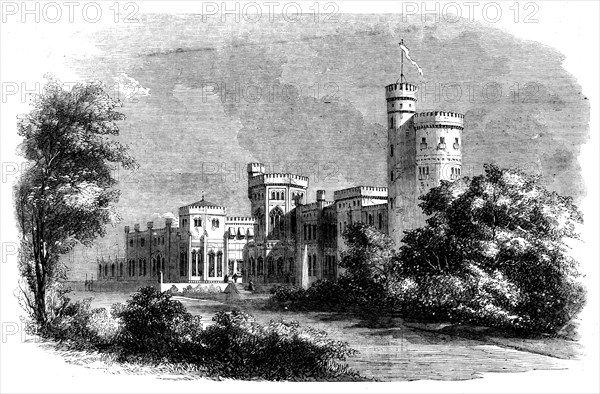 Babelsberg, the Summer Residence of the Prince and Princess Frederick William of Prussia, 1858. Creator: Unknown.