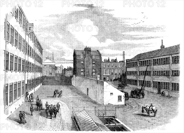 Broadwood's Pianoforte Manufactory, Horseferry-road, Westminster, 1858.  Creator: Unknown.