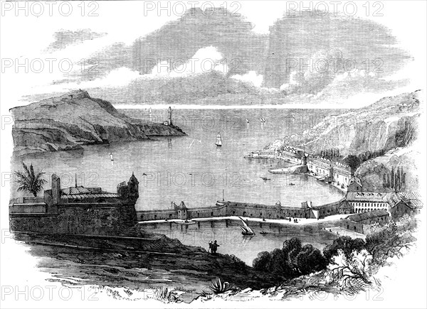 Villafranca - from a sketch by Leclerc, 1858. Creator: Unknown.