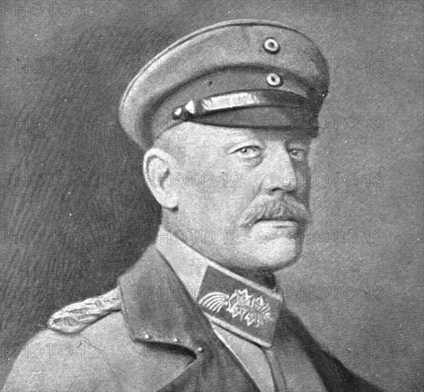 'Le general von Hutier', 1918. Creator: Leipziger illustrirte Zeitung.