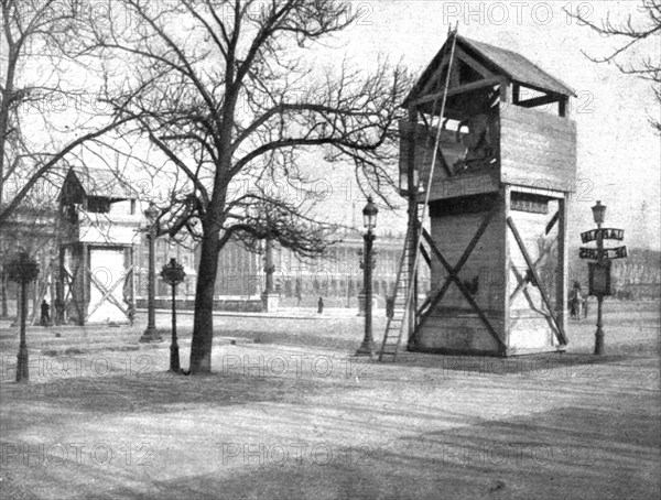 ' "La Guerre a L'Allemande"; Place de la Concorde: les chevaux de Marly', 1918. Creator: Unknown.