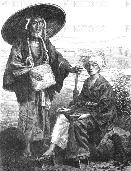 'Japanese Pilgrims; A European Sojourn in Japan', 1875. Creator: Unknown.