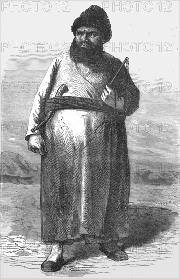 ''A Turkoman; The Hyrcanian Desert', 1875. Creator: Armin Vambery.