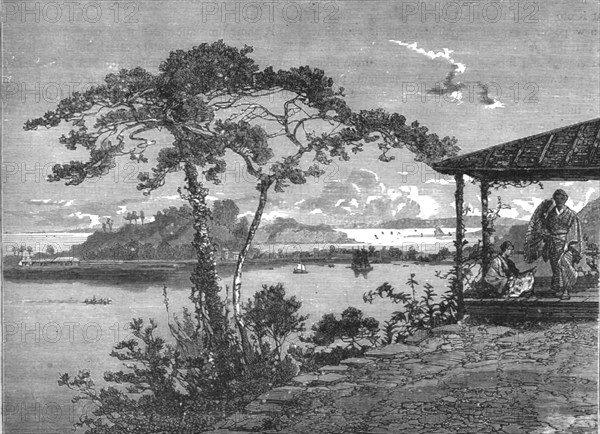 'Webster and Sivosima Islands, viewed from Kanasawa; A European Sojourn in Japan', 1875. Creator: Unknown.