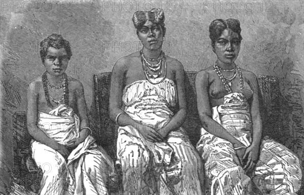 'The Daughters of King Louis; The Gaboon.', 1875. Creator: Unknown.