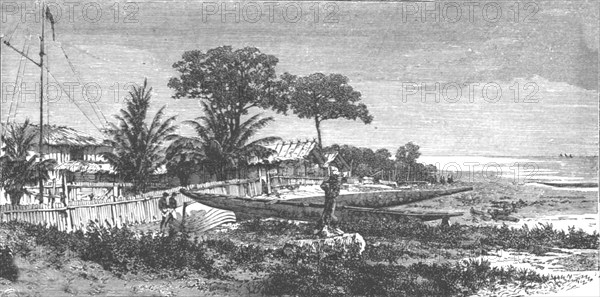 ''English trading settlement on the Gaboon; The Gaboon.', 1875. Creator: Unknown.