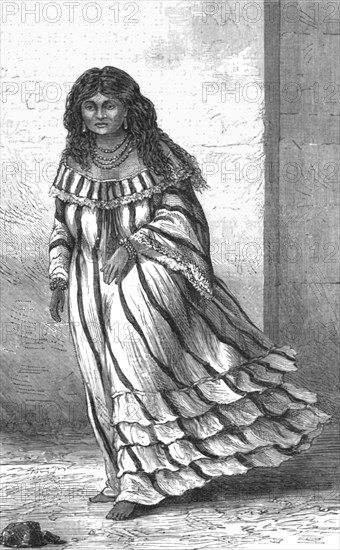 ''The belle of the Guajiro village; A Visit to the Guajiro Indians of Maracaibo, Venezuela', 1875. Creator: A Goering.