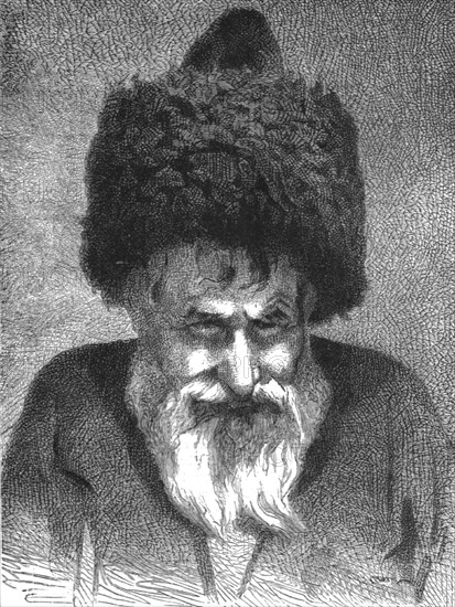 'An old Gipsy of Mozdock; The Caucasus', 1875. Creator: Unknown.