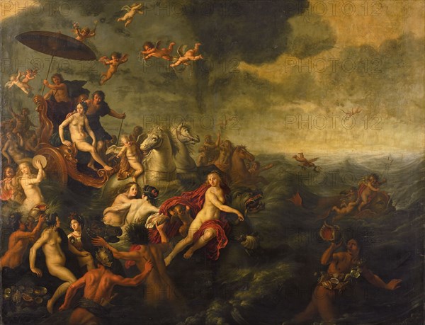 Galatea and Acis, 1651. Creator: Adriaen van Nieulandt.