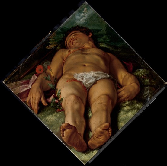 Dying Adonis, 1609. Creator: Hendrik Goltzius.