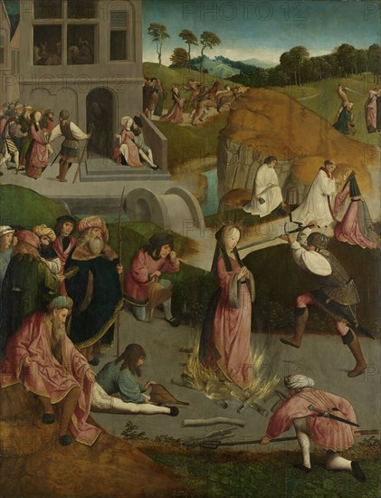 The Martyrdom of Saint Lucy, c.1505-c.1510. Creator: Master of the Figdor Deposition.