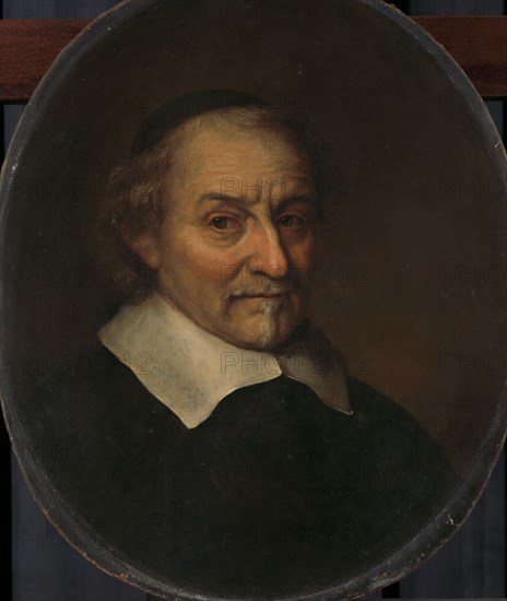 Joost van den Vondel (1587-1679), Poet, 1665. Creator: Philip Koninck.