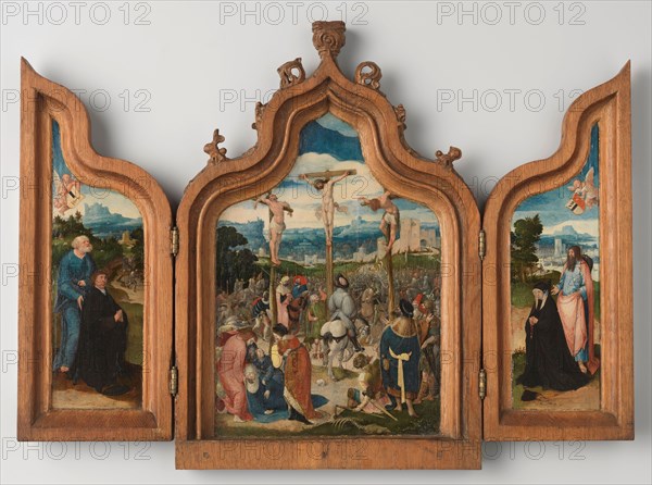 Triptych, c.1525. Creator: Pseudo-Jan Wellens de Cock.