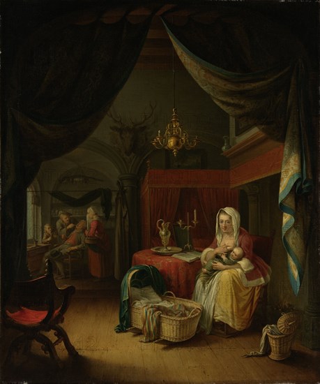 Triptych: Allegory of Art Training, c.1770. Creator: Willem Joseph Laquy.