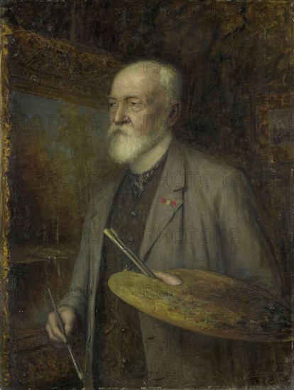 Johannes Gijsbert Vogel (1828-1915), Painter, 1910. Creator: Gijsbertus Derksen.