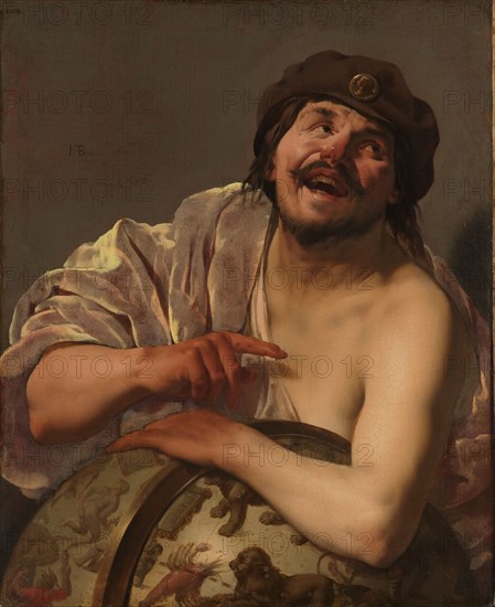 Democritus, 1628. Creator: Hendrick ter Brugghen.