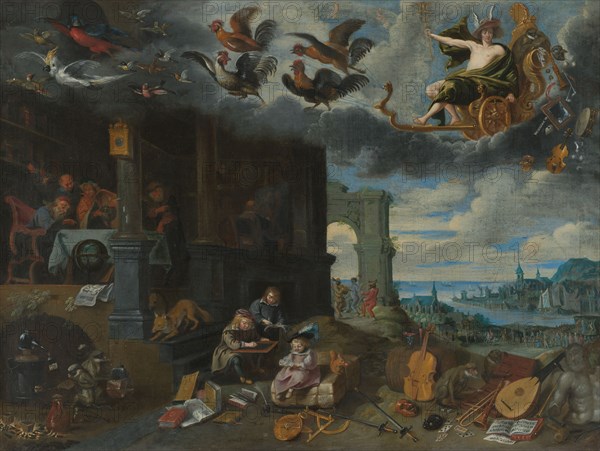 The Children of the Planet Mercury, c.1645. Creator: Jan Brueghel the younger.