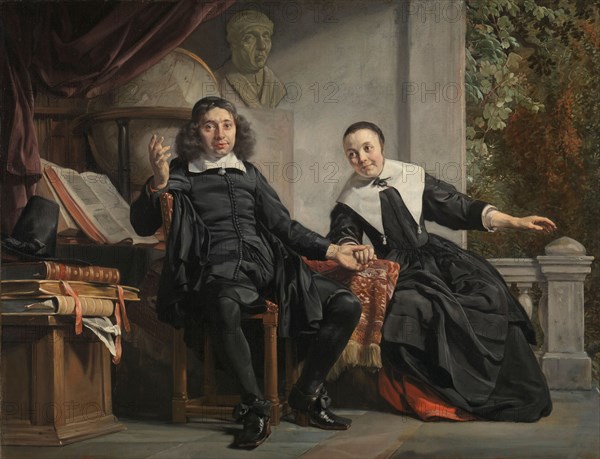 Abraham Casteleyn and his Wife, Margarieta van Bancken, 1663. Creator: Jan de Bray.