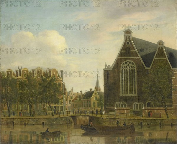 The so-called Boerenverdriet on the Spui, Amsterdam, 1750-1781. Creator: Jan Ekels the Elder.