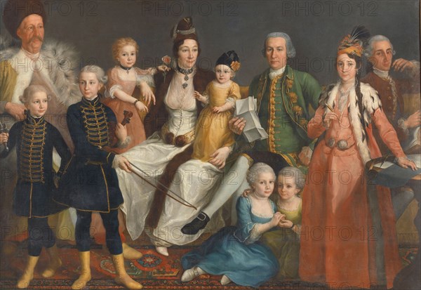 David George van Lennep (1712-97), Senior Merchant of the Dutch Factory at Smyrna, and his Wife and  Creator: Antoine de Favray.
