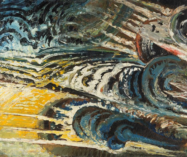 Abstract-futurist Composition, c.1912. Creator: Chris Lanooy.