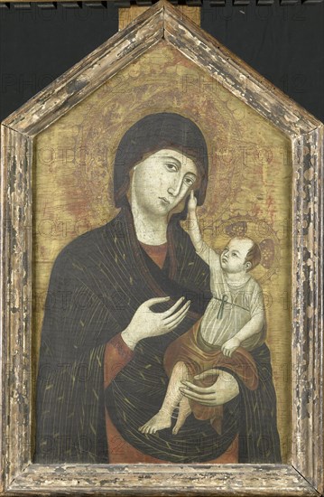 Mary with child, 1890-1920. Creator: Anon.