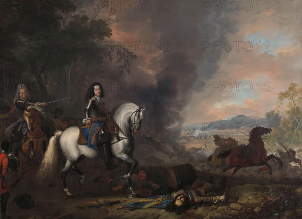 Henry Casimir II, Prince of Nassau-Dietz, in a Battle, 1692. Creator: Jan van Huchtenburg.