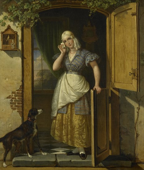 Love Note, 1838. Creator: Johannes Hendrik van West.