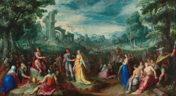 The Continence of Scipio, 1600. Creator: Karel van Mander I.