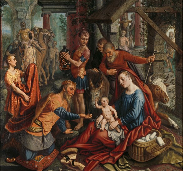 The Adoration of the Magi, c.1560. Creator: Pieter Aertsen.