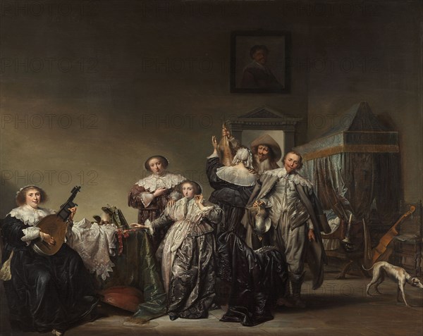 Gallant Company, 1633. Creator: Pieter Codde.