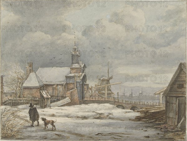 View of the Haarlemmerpoort in Amsterdam, 1796-1849. Creator: Albertus Brondgeest.