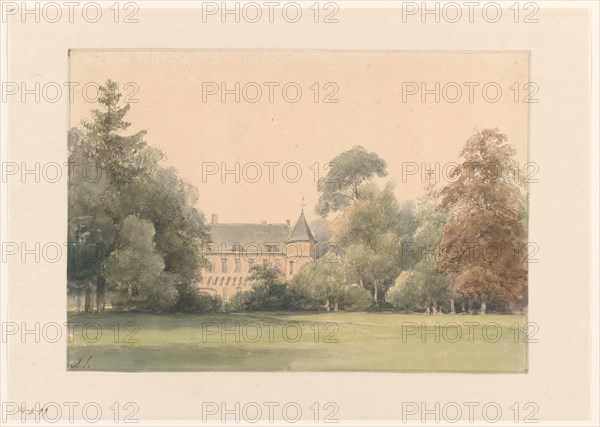 View of the old Loo, 1797-1870. Creator: Andreas Schelfhout.