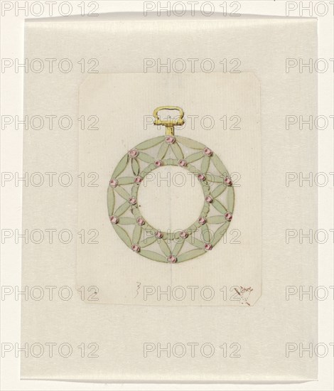 Design for watch-case, c.1765-c.1780.  Creator: Anon.