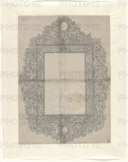 Design for a sculpted frame, c.1680-c.1700. Creator: Anon.