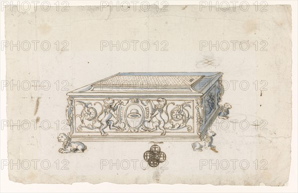 Design for a box, c.1550-c.1600. Creator: Anon.